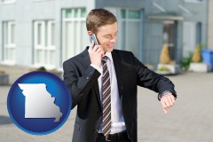 missouri map icon and a business broker
